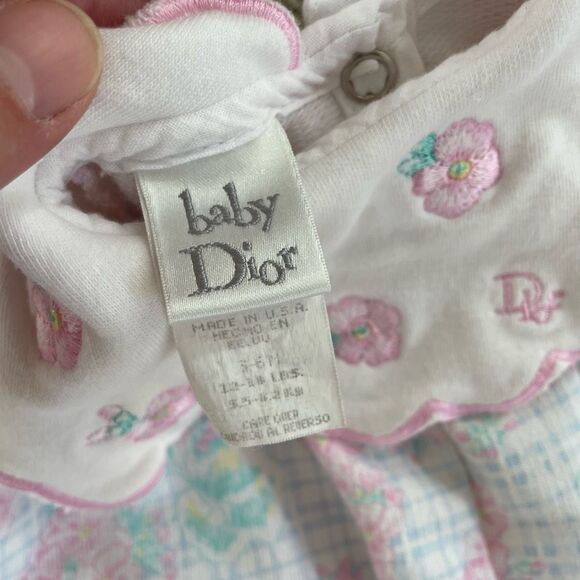 Vintage 80s 6pc Lot Baby Dior Osh Kosh B’Gosh Togs 3-6 Month Girl - Picture 6 of 10